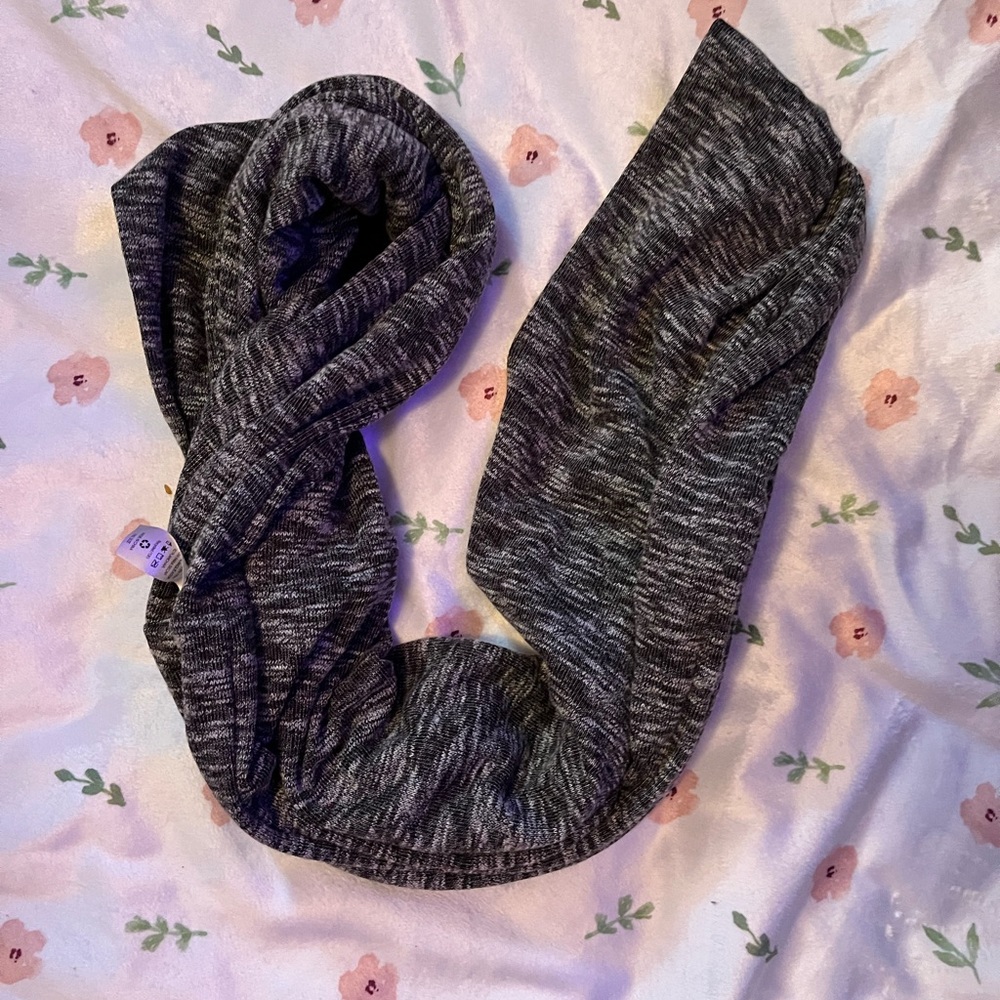 Gray infinity scarf